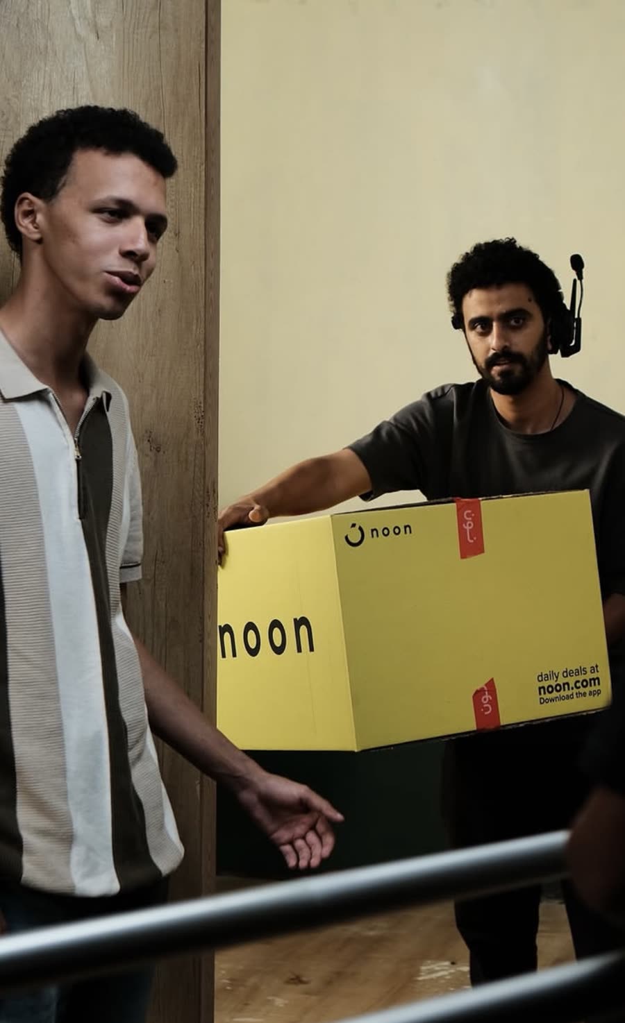 Mahmoud during a content production